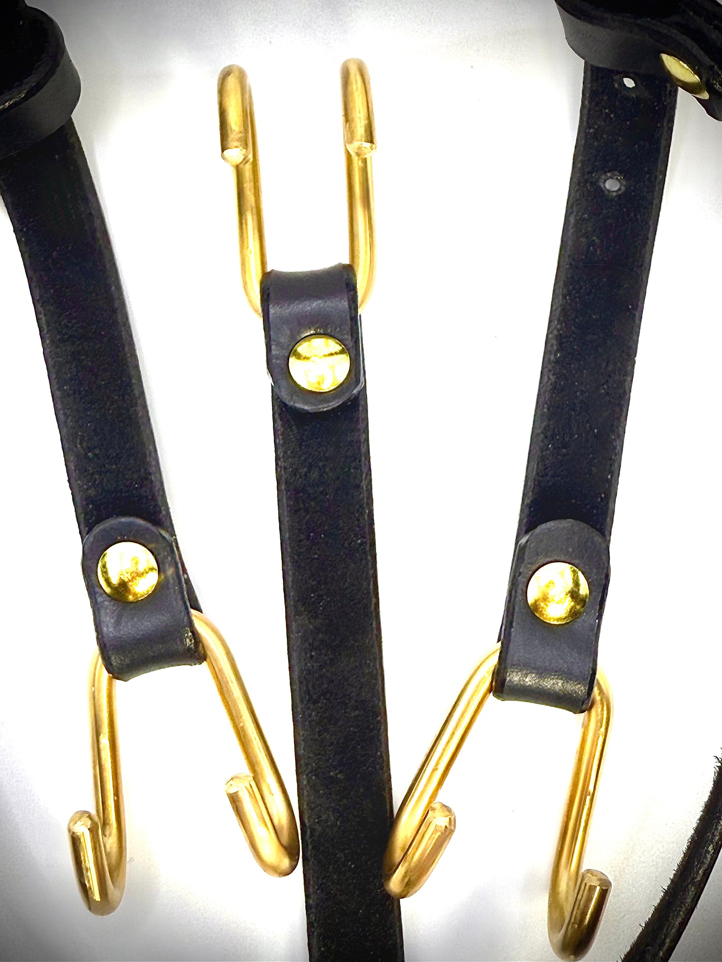 Leather Nose and mouth spreader harness -BDSM-Handmade